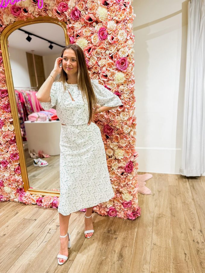 Signe top flower print.