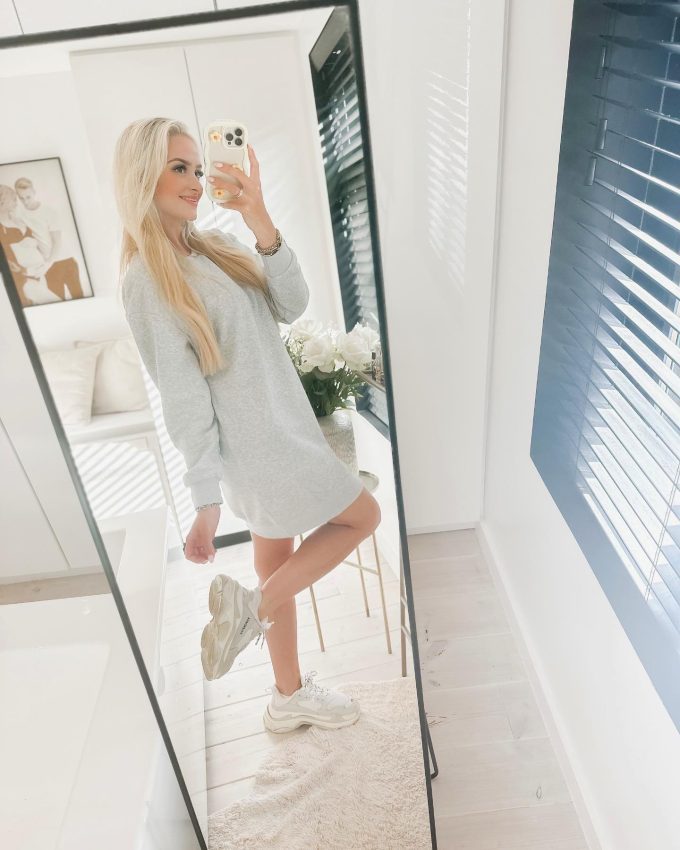 Sweater dresses.