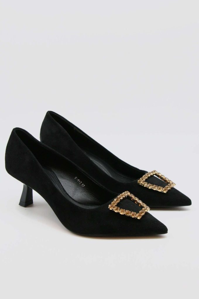 Pumps diamanten.