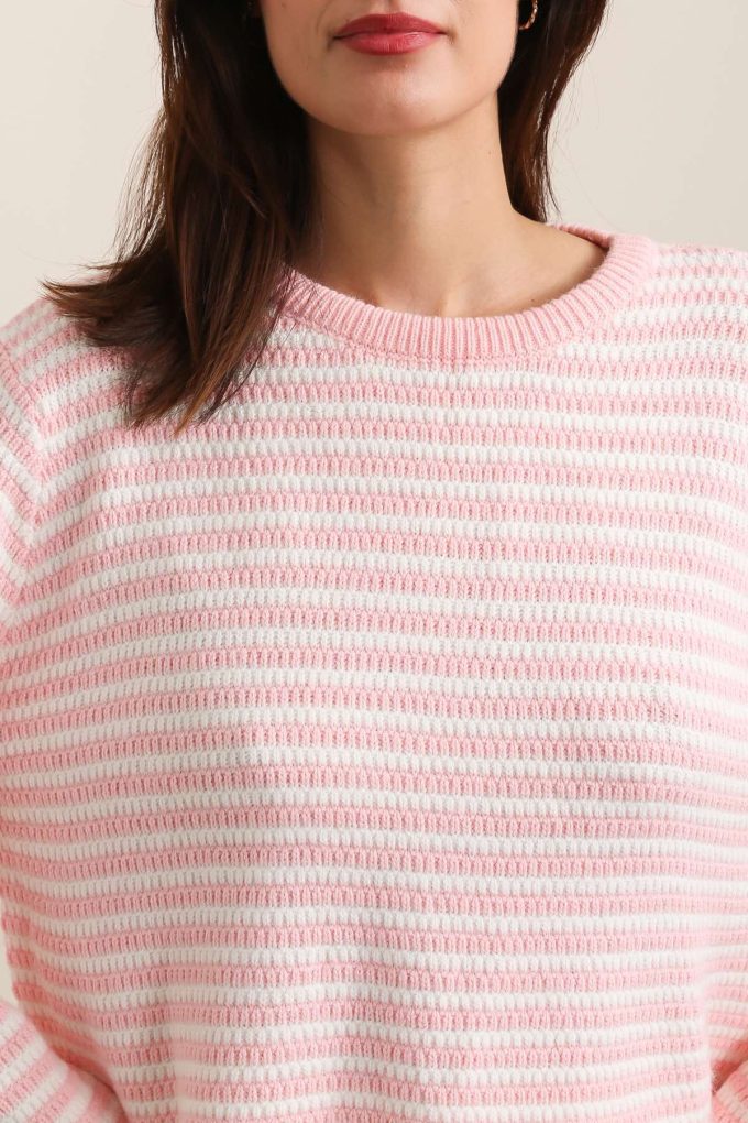 Striped pull pink.