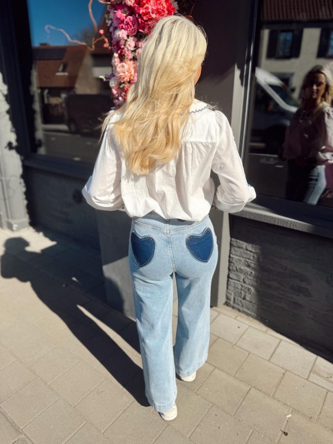 Pantalon jean hearts.