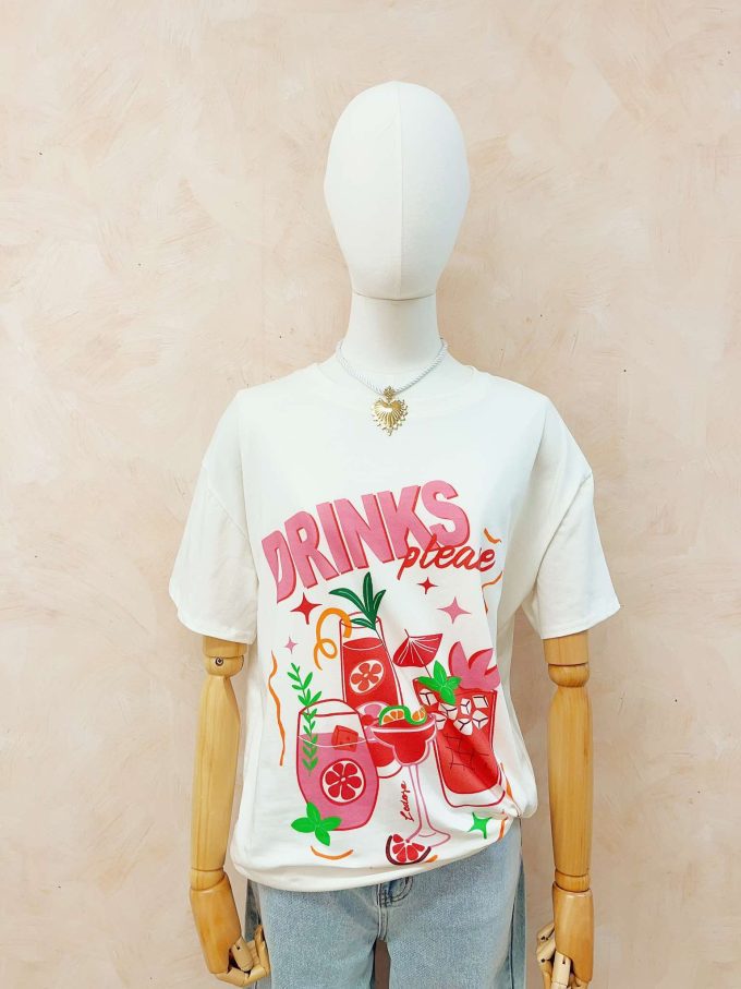 T-shirt DRINKS PLEASE.