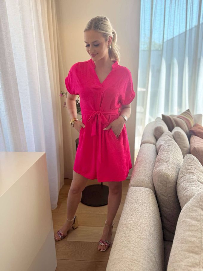 Color short dresses.