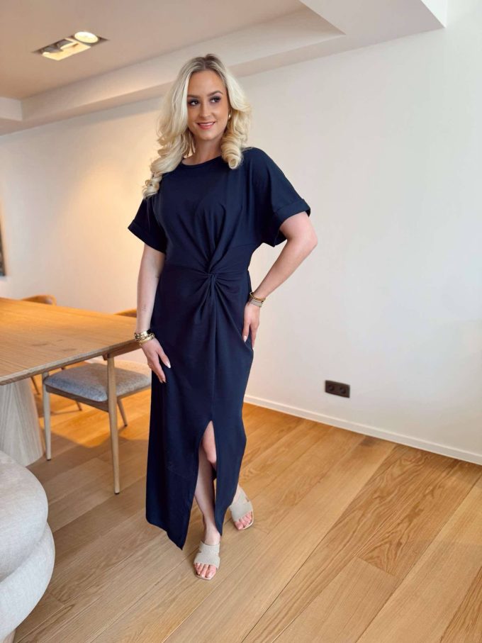 Robe sweat split.