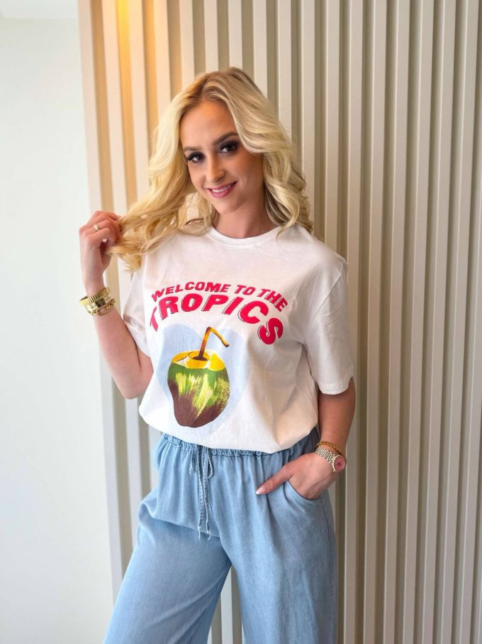 T-shirt WELCOME TO THE TROPICS.
