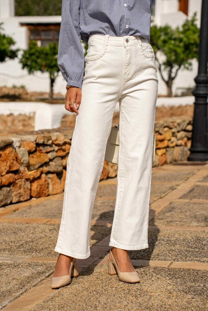 White jeans.