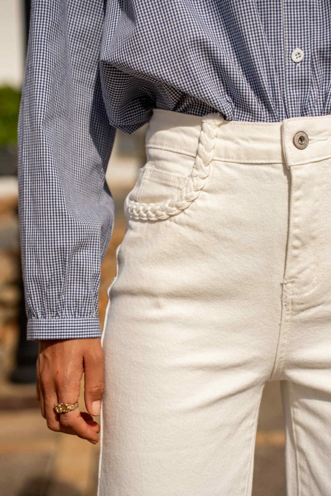White jeans.