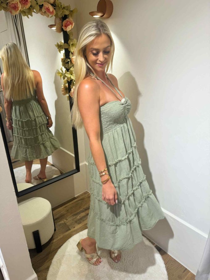 Robe bustier perle.