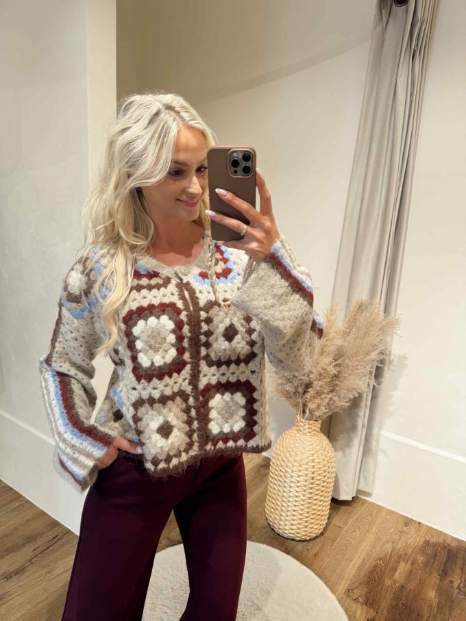 Gilet crochet.