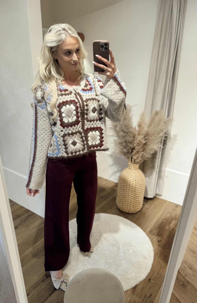 Gilet crochet.