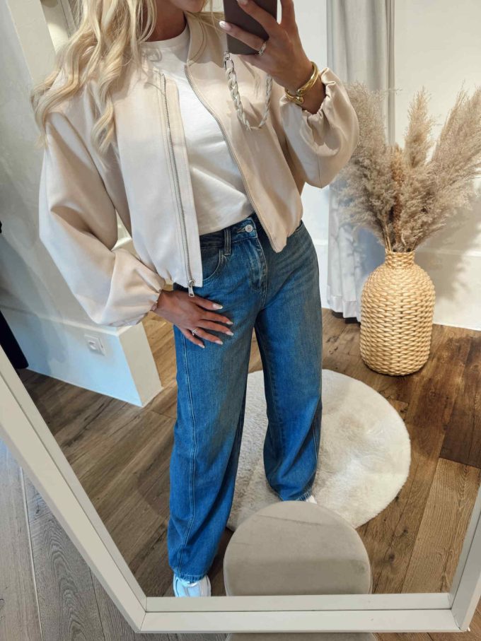 Jacket met rits.