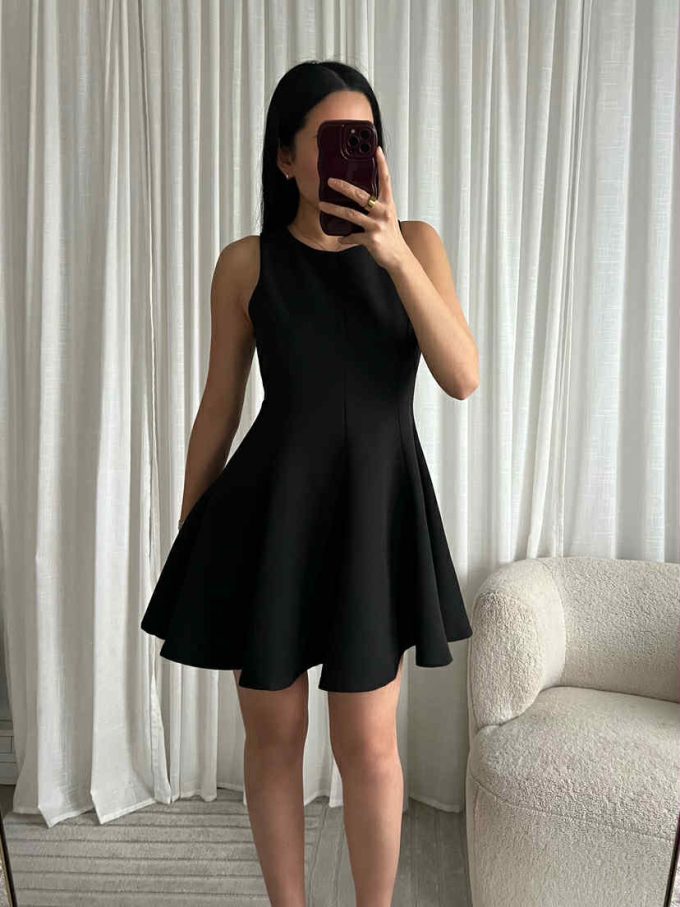 Seamed dress.