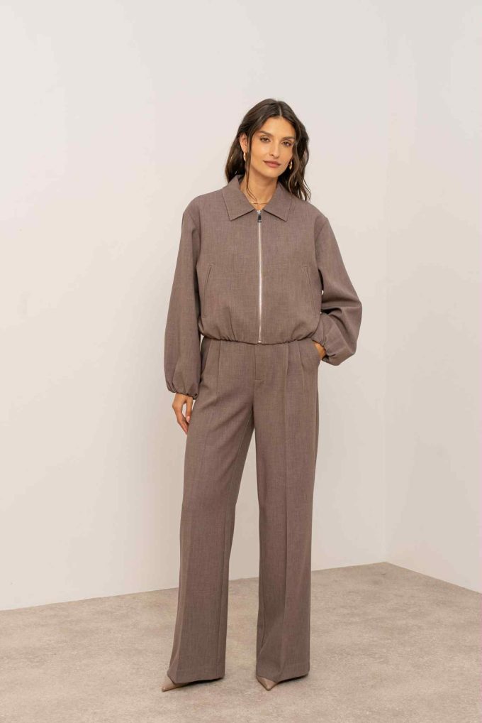 Straight trousers.