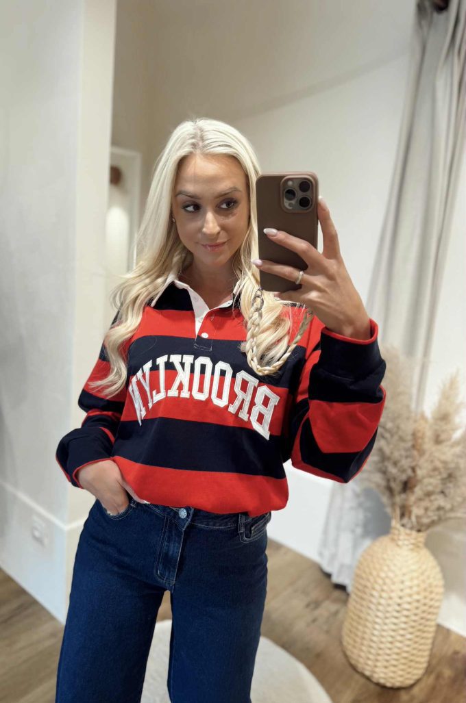 Striped brooklyn sweater.
