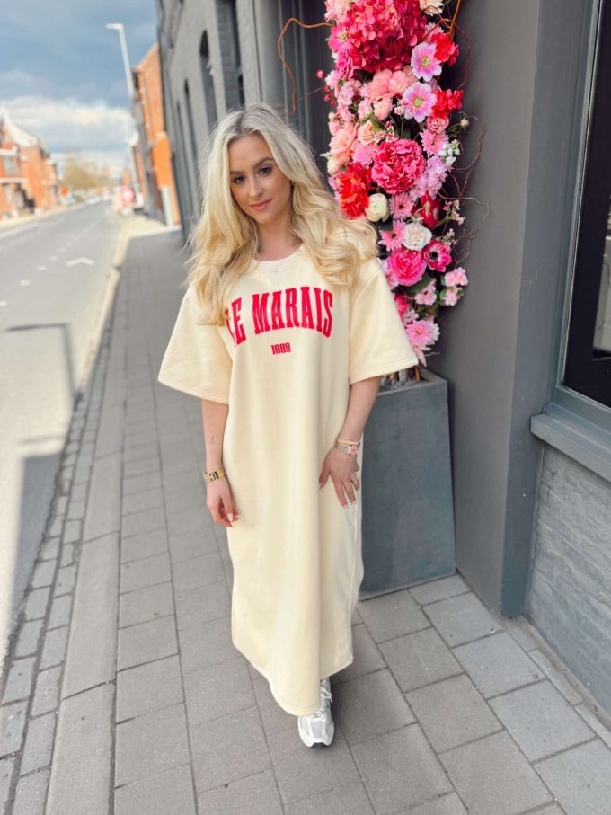 Sweater dress ''Le Marais 1989''.