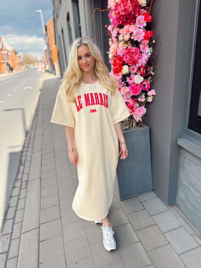 Sweater dress ''Le Marais 1989''.