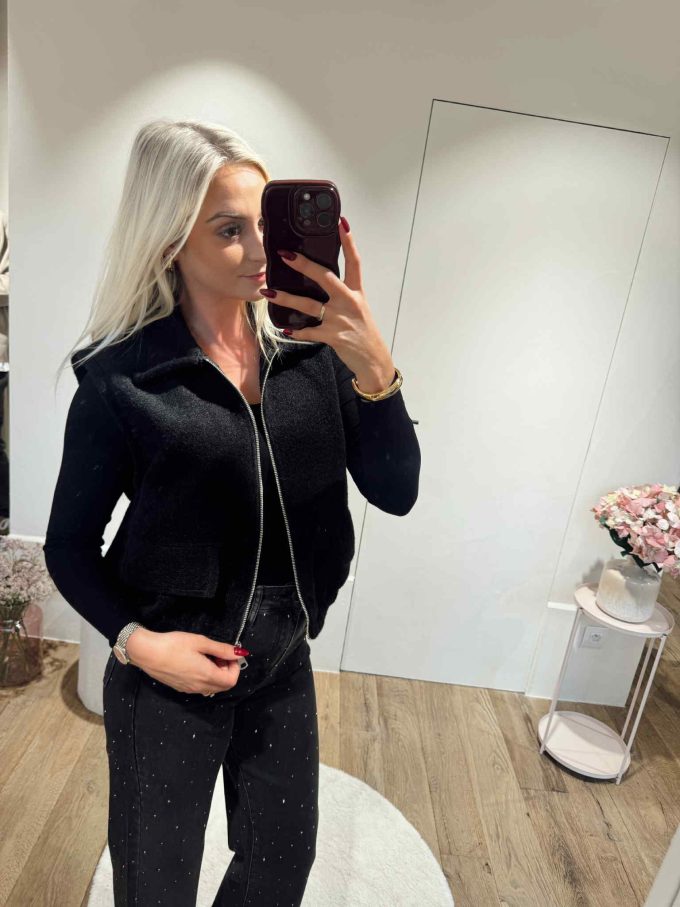 Gilet zip.