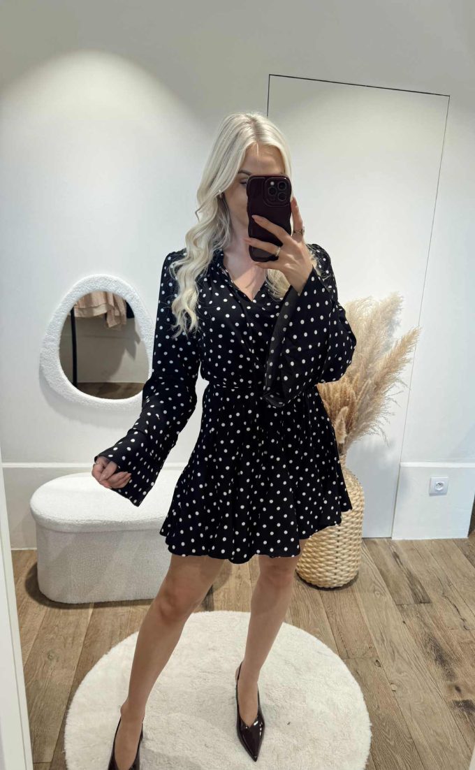 Polkadots dress.