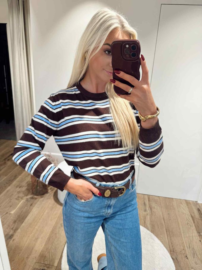 Striped pull.