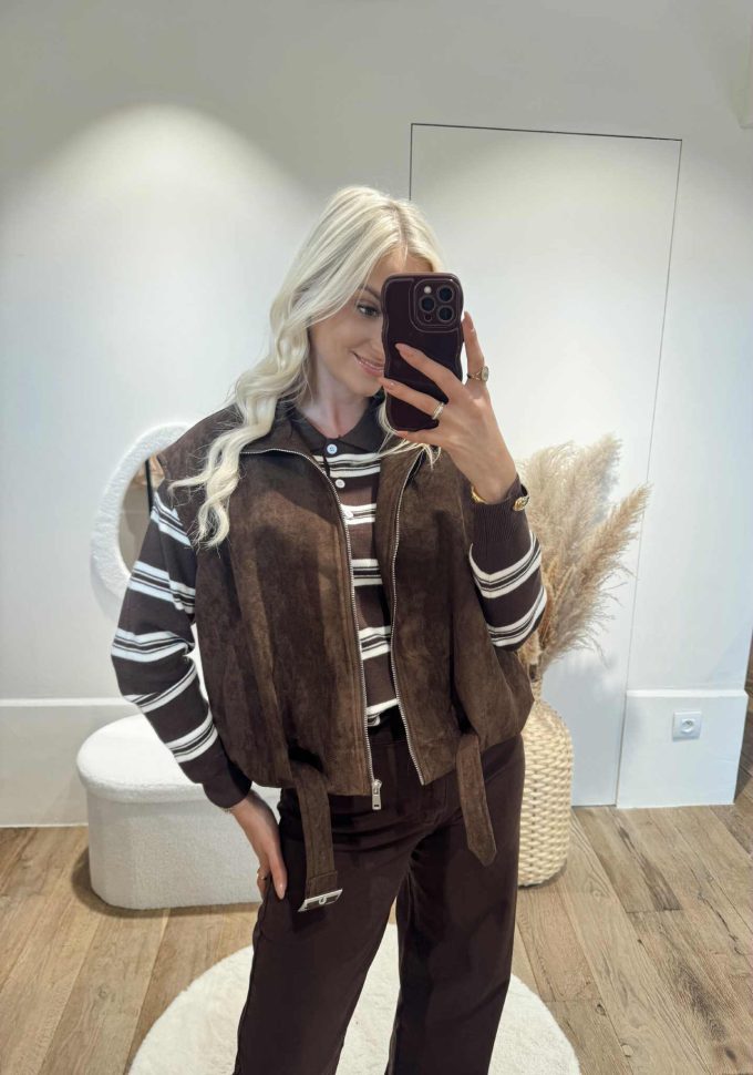 Veste sans manche.